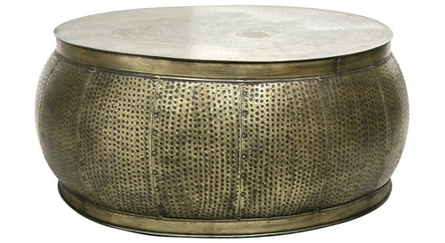 Chandri Round Brass Coffee Table 